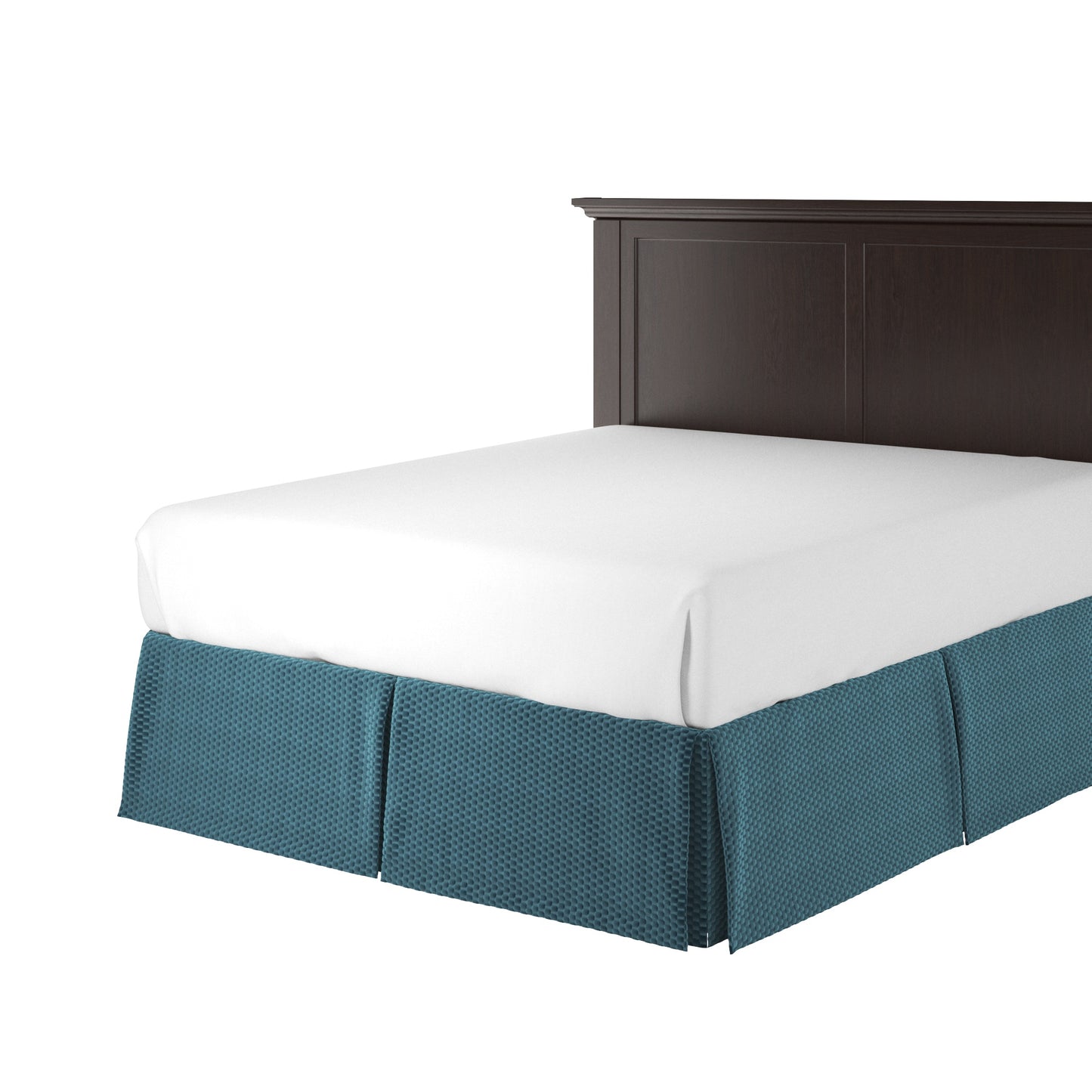 Tailored Bedskirt in Check Mate - Twilight