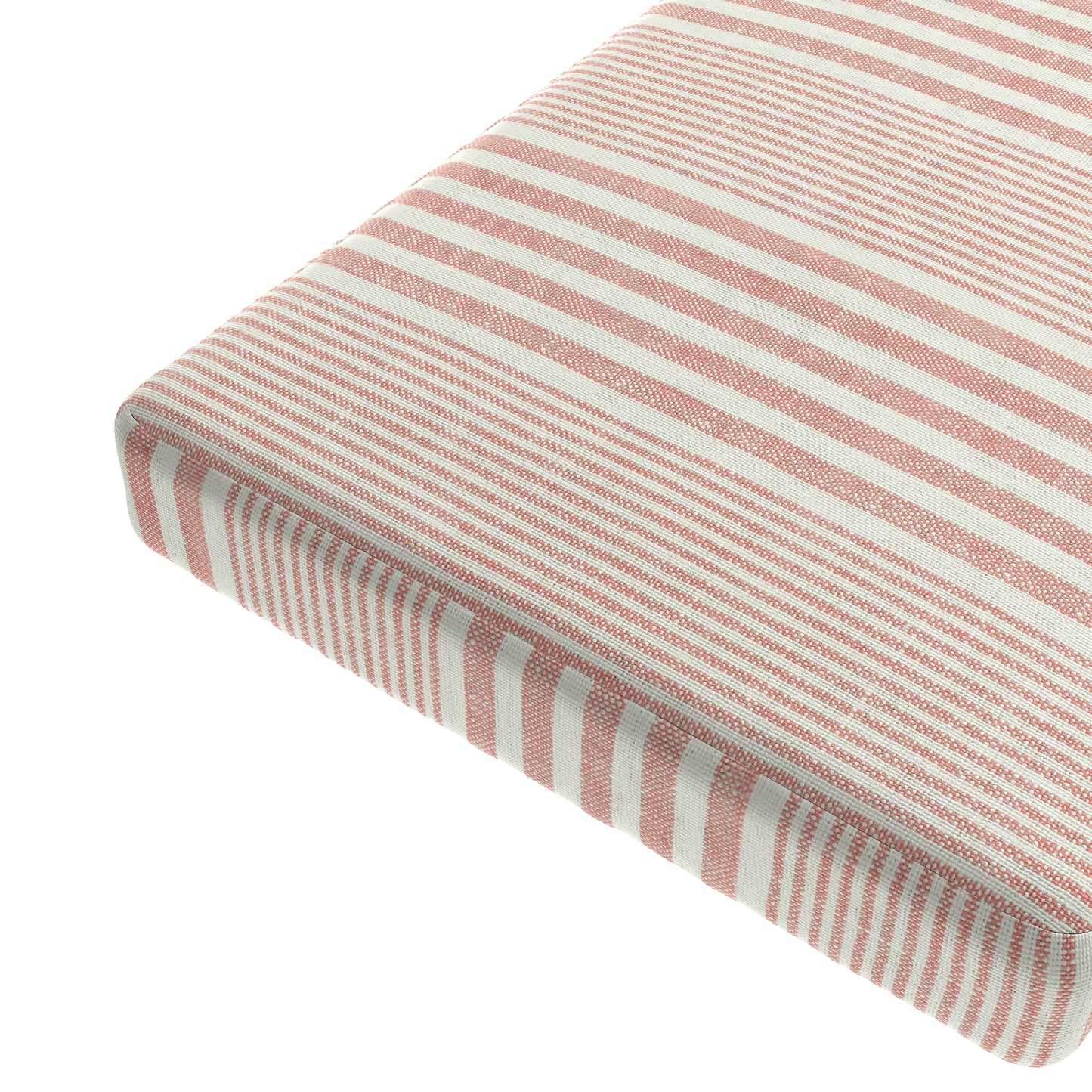 Custom Bench Cushion in All Lined Up - Sunset