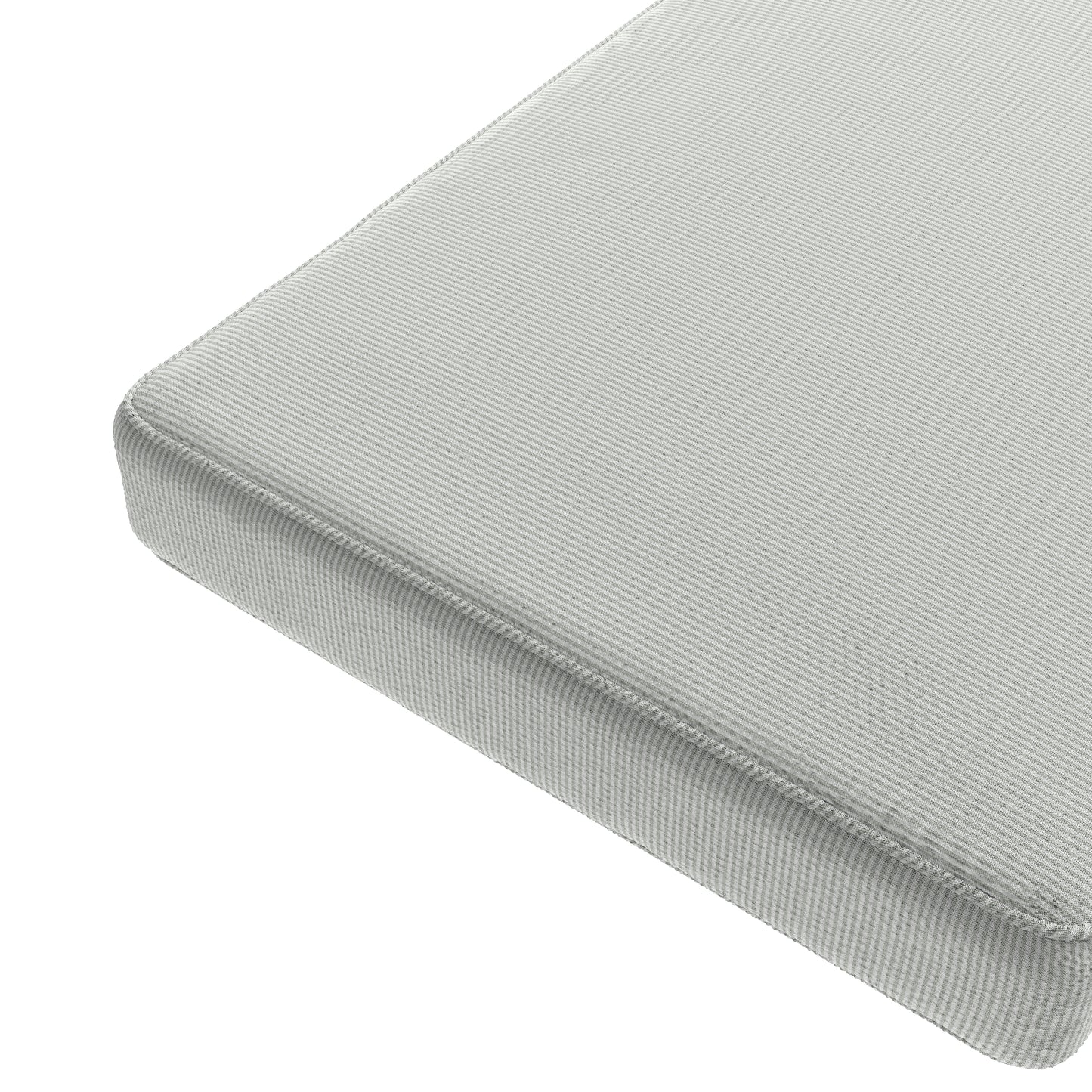 Custom Bench Cushion in Baldwin Fog