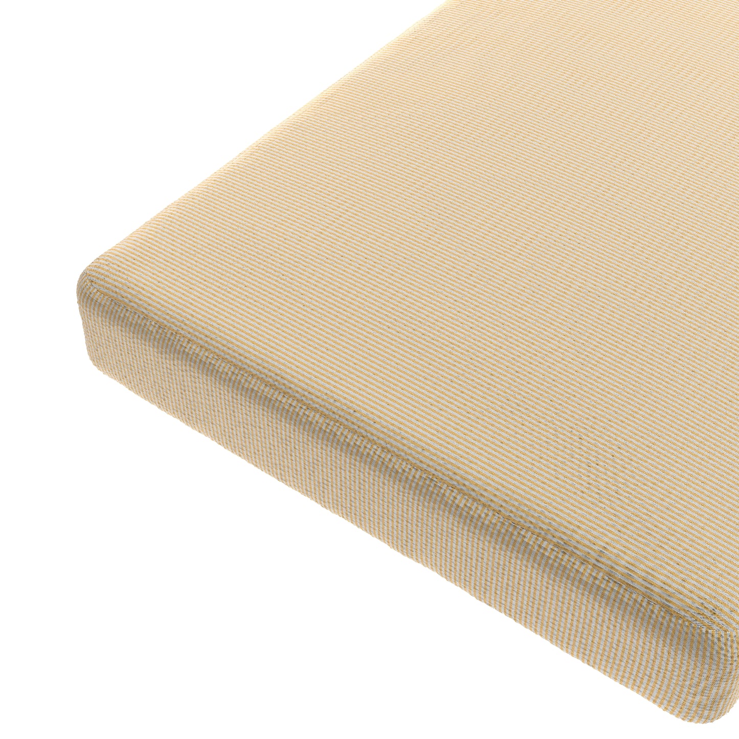 Custom Bench Cushion in Baldwin Goldenrod
