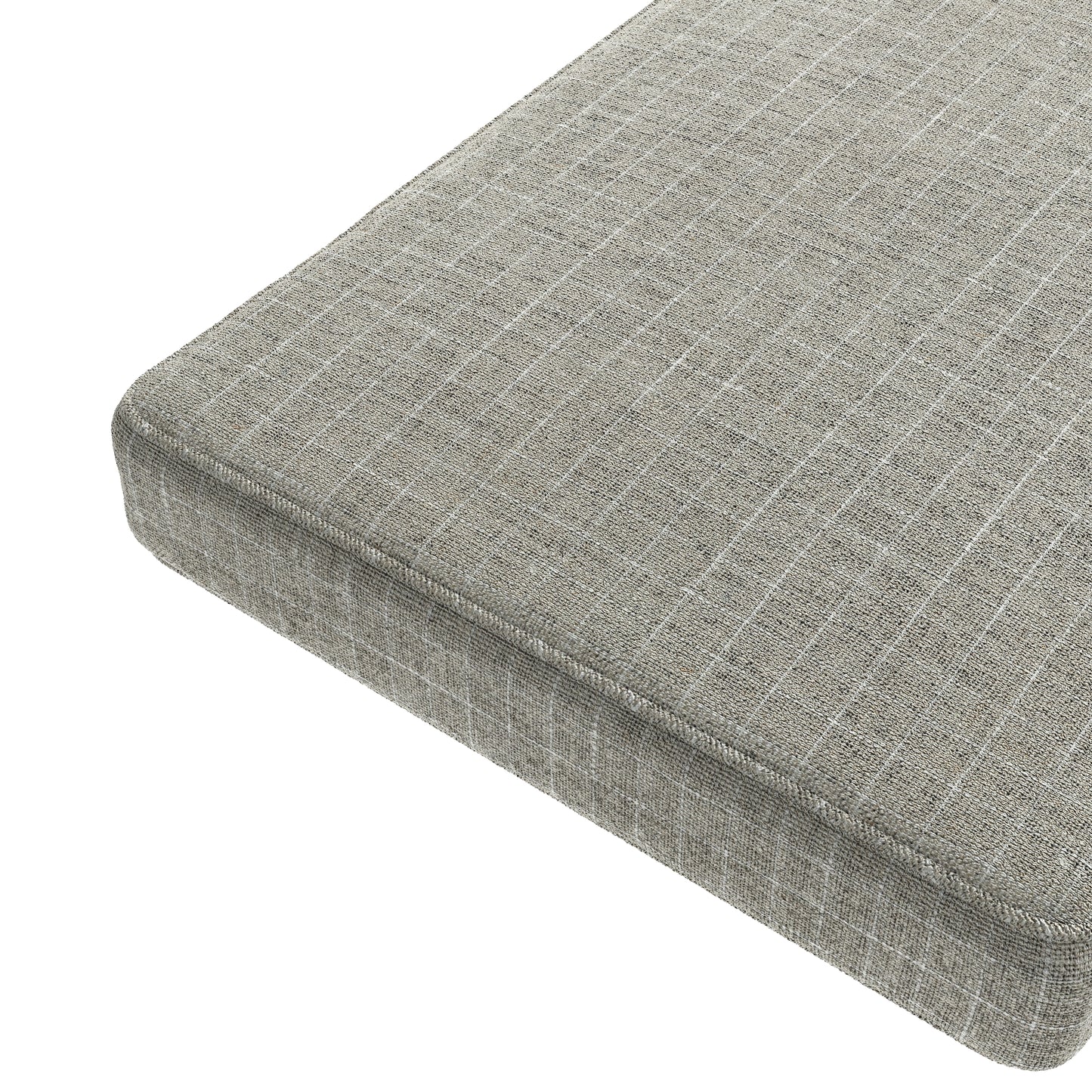 Custom Bench Cushion in 100% Linen - Hazelnut