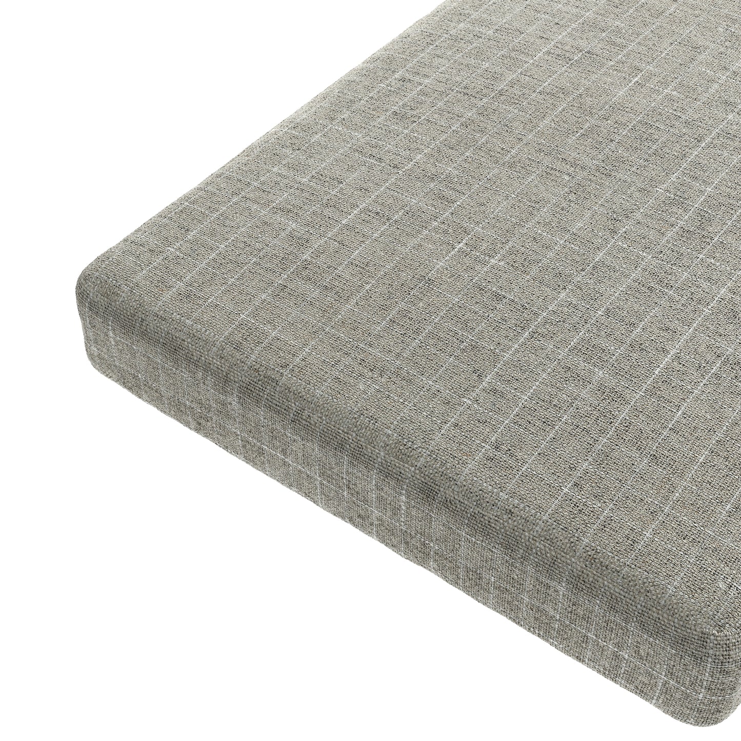 Custom Bench Cushion in 100% Linen - Hazelnut