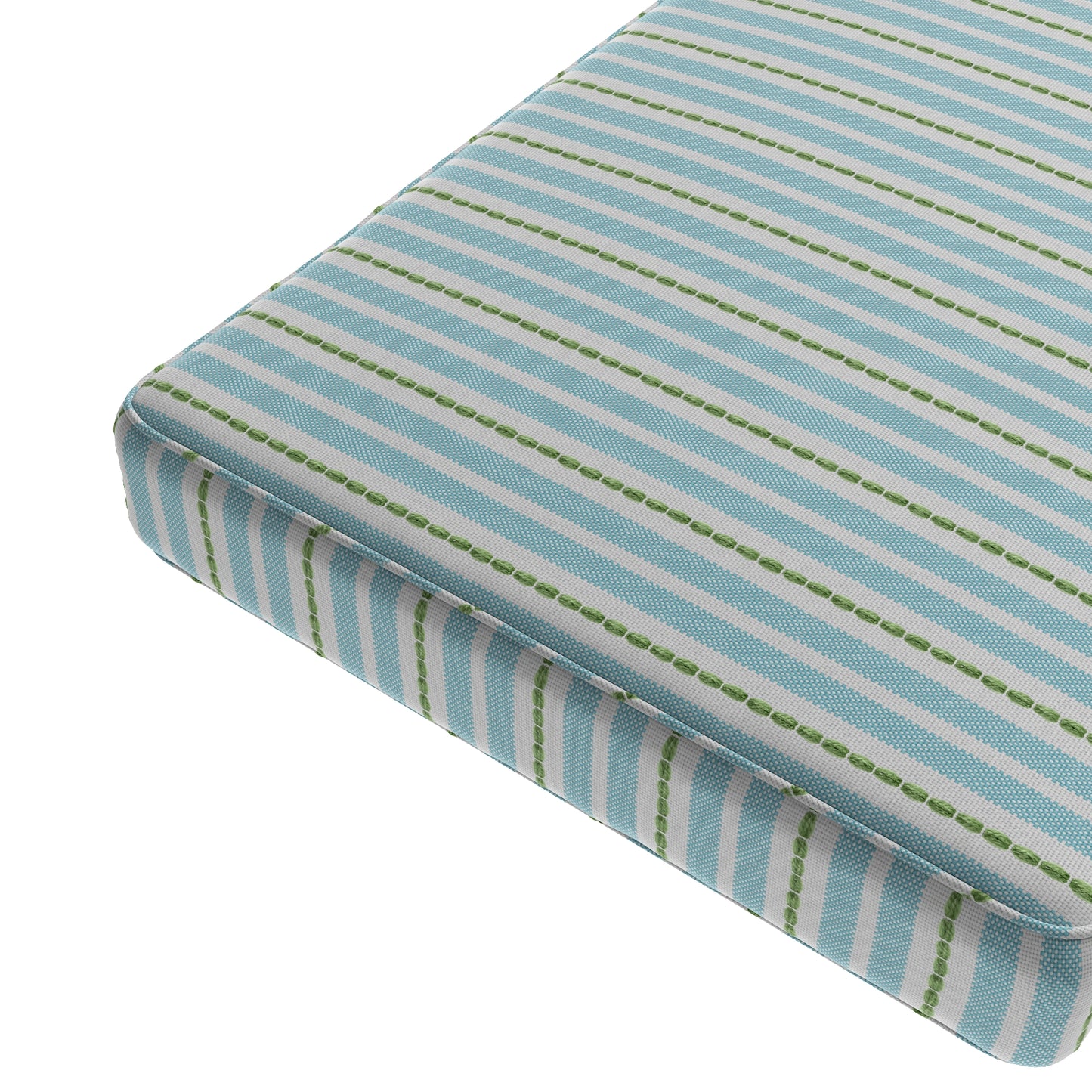 Custom Bench Cushion in Murali Mist