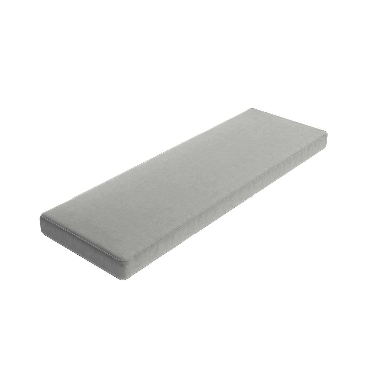 Custom Outdoor Bench Cushion in Sunbrella® - Canvas Granite