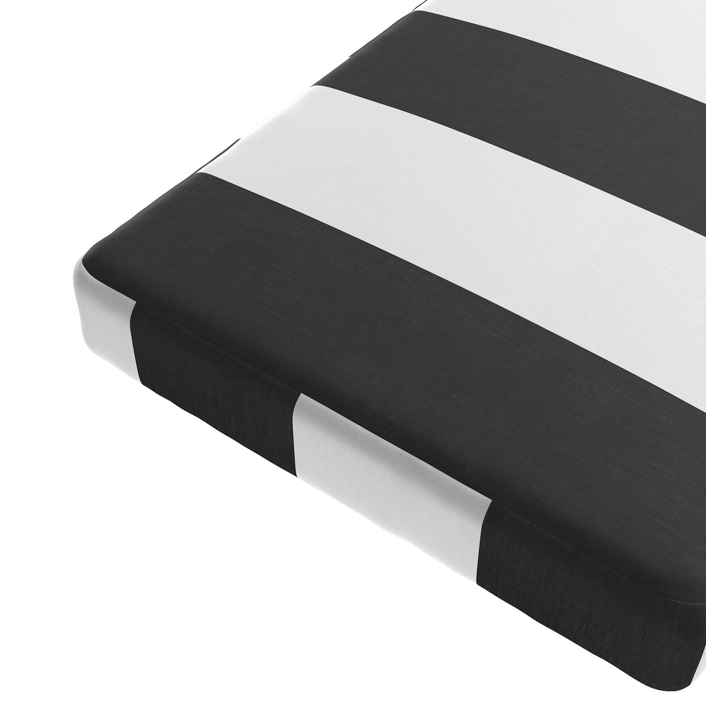 Custom Outdoor Bench Cushion in Sunbrella® Cabana - Classic