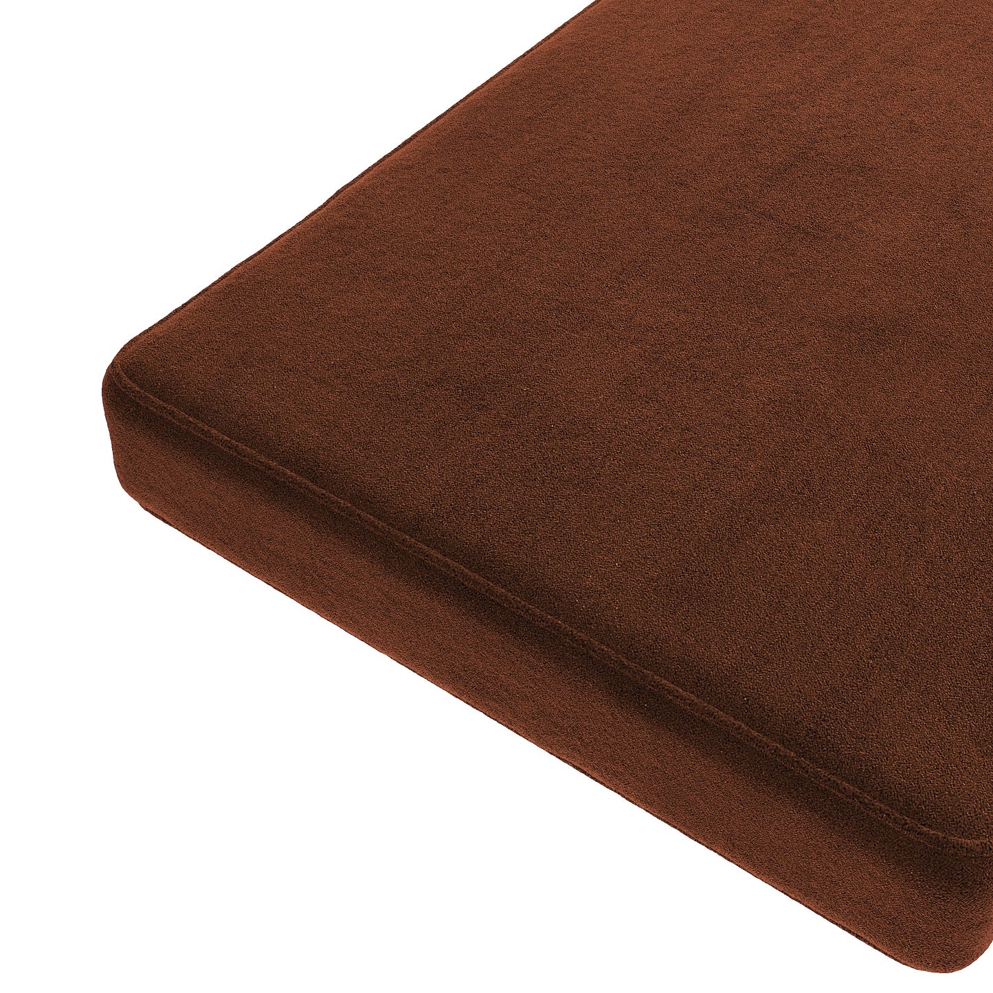 Custom Bench Cushion in Velvet Spice