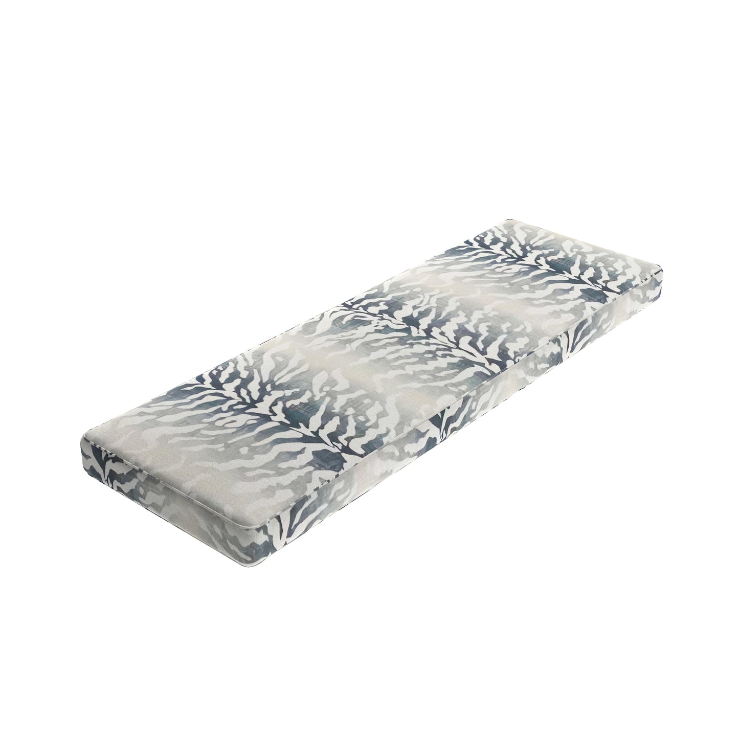 Custom Bench Cushion in Tiger - Blue