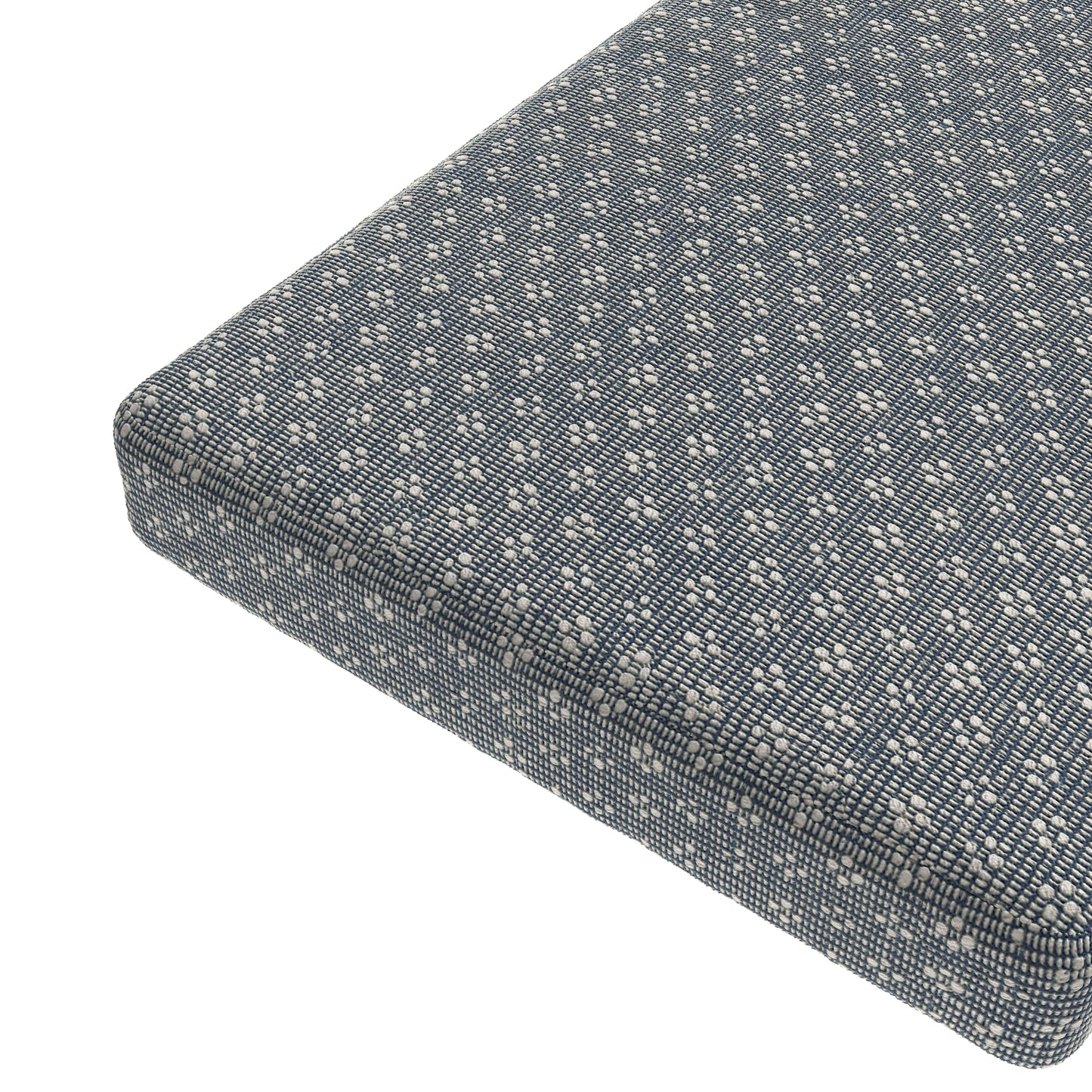 Custom Bench Cushion in Ditsy - Indigo