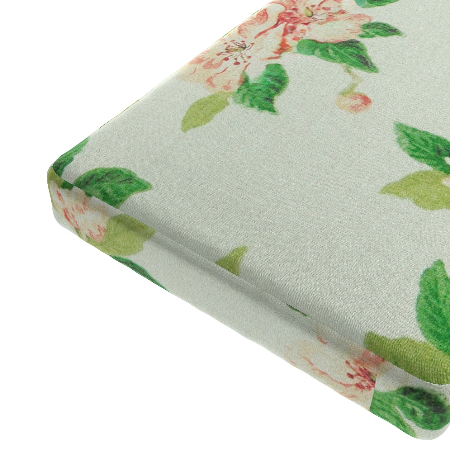 Custom Bench Cushion in Grandma's Floral - Coral
