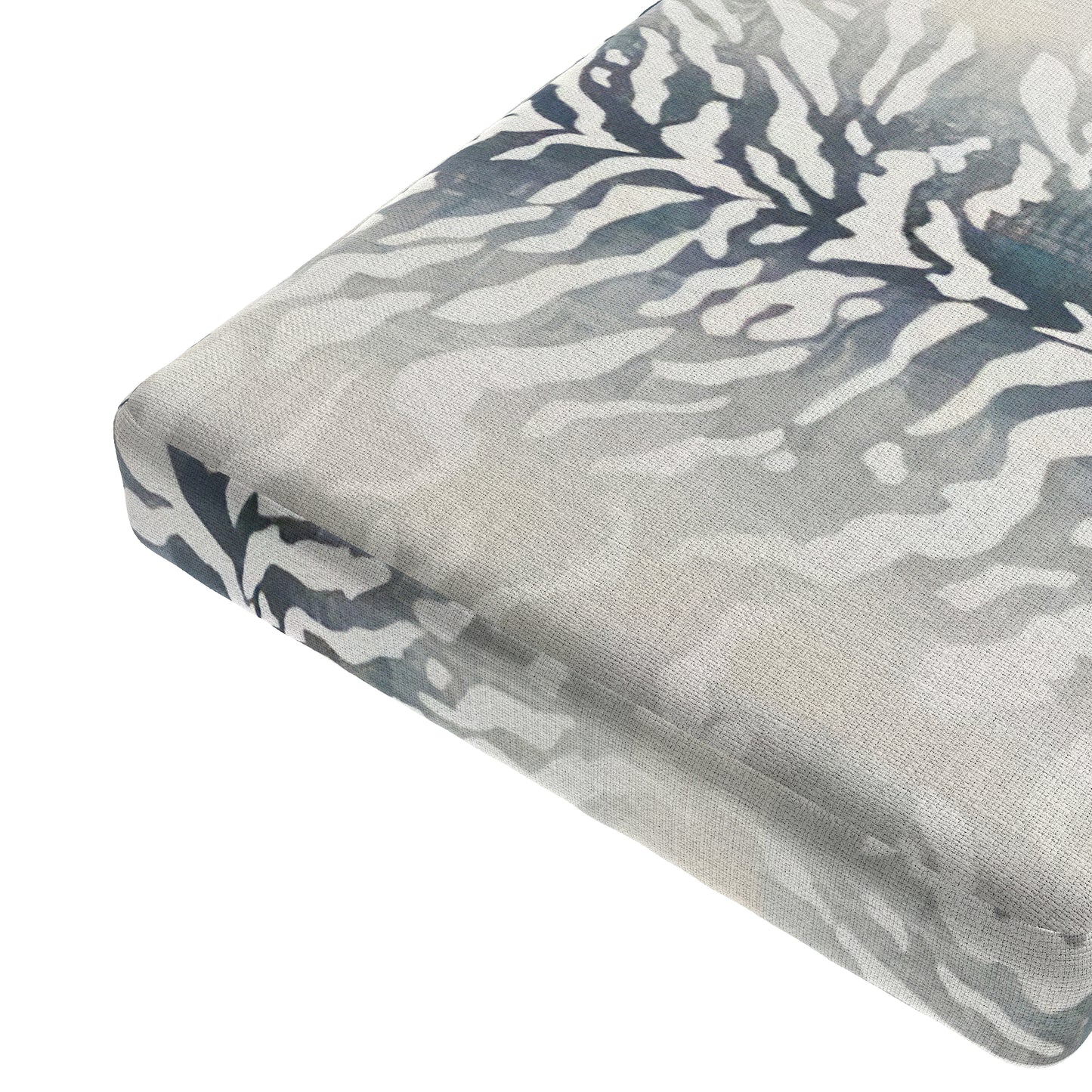 Custom Bench Cushion in Tiger - Blue