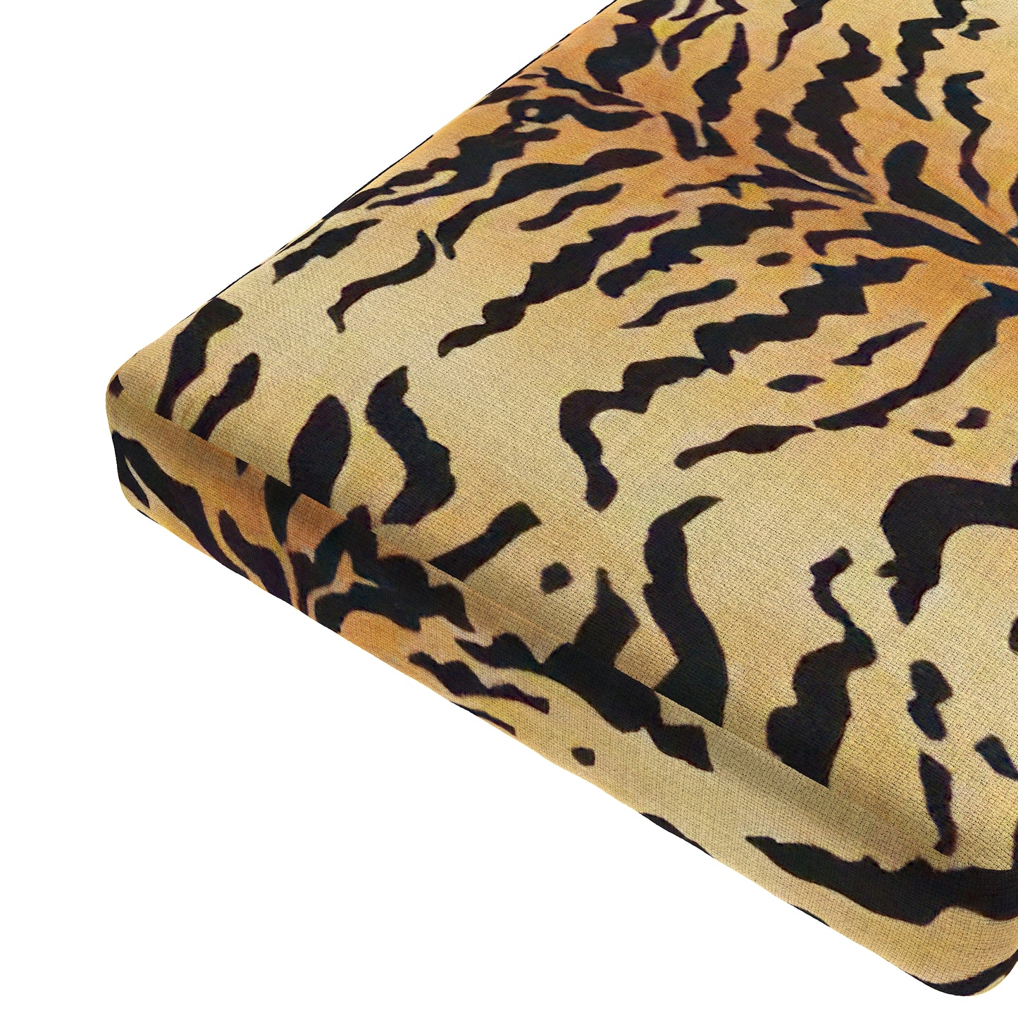 Custom Bench Cushion in Tiger - Bold