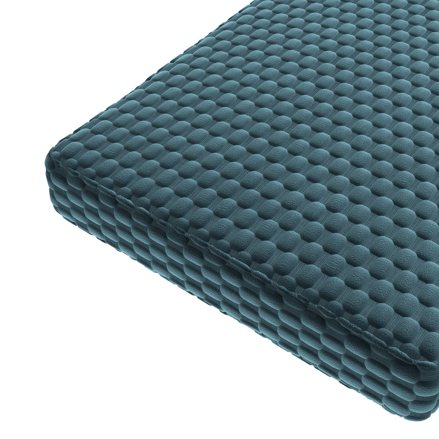 Custom Bench Cushion in Check Mate - Twilight