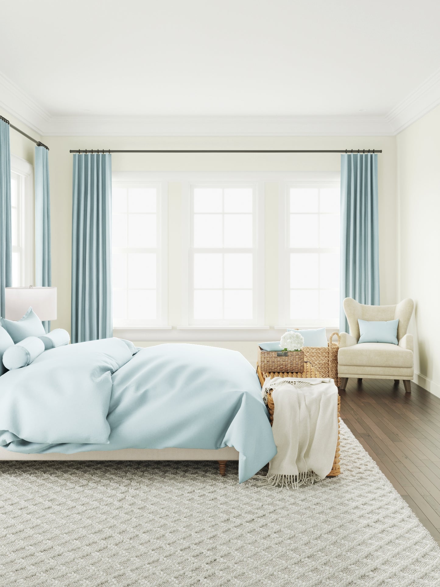 Euro Sham in Lush Linen - Breeze