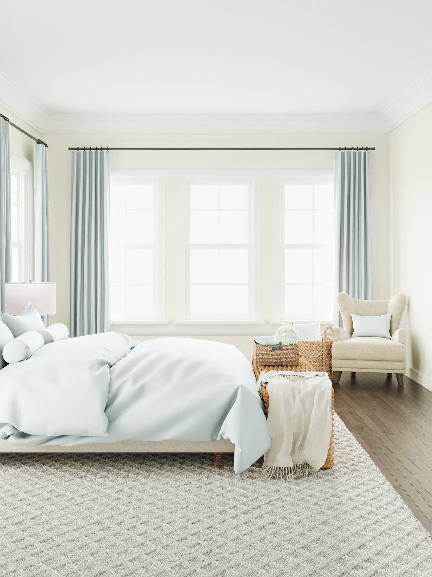 Convertible Drapery in Lush Linen - Ice