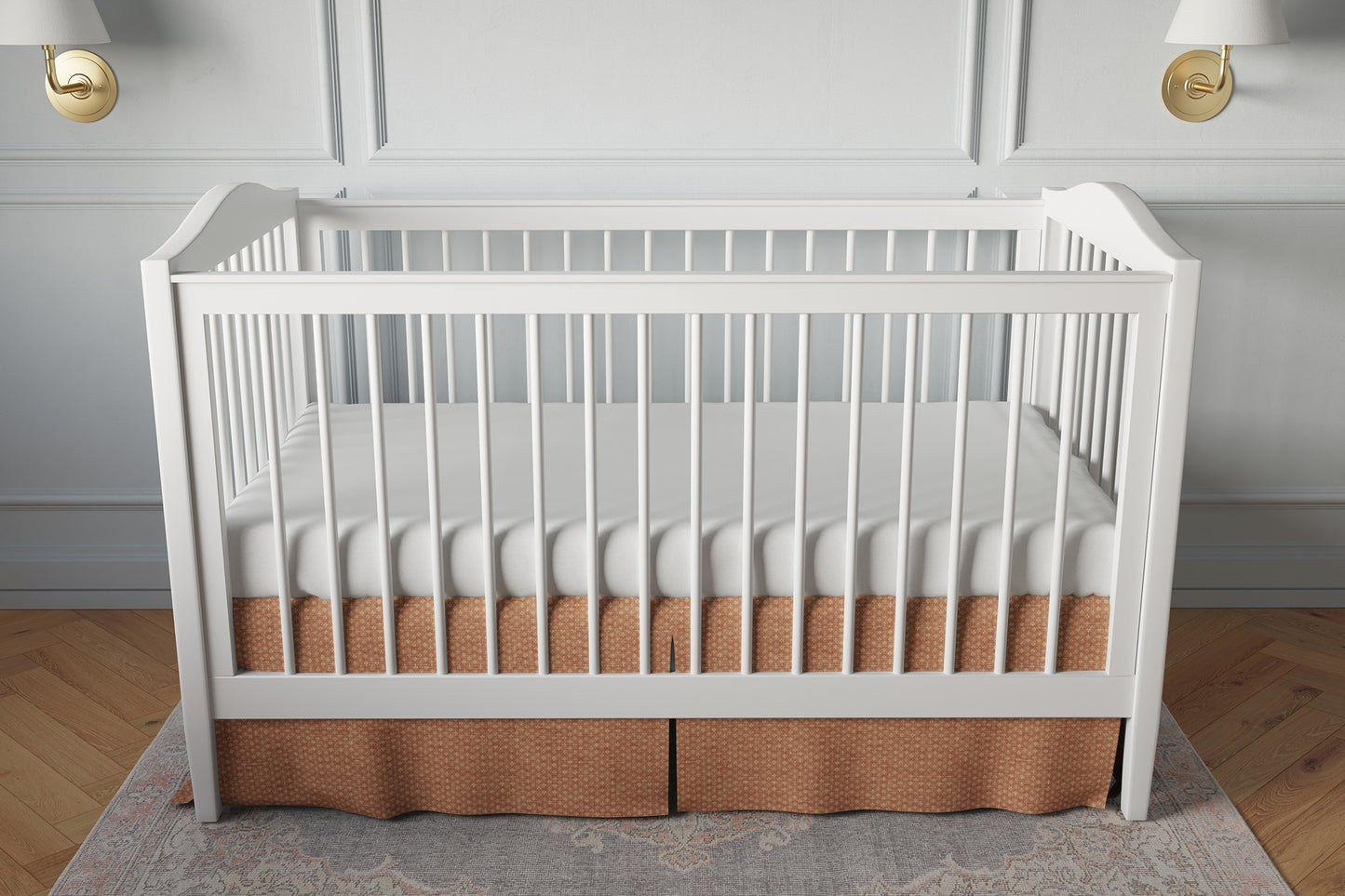 Tailored Bedskirt in Ditsy - Bandana