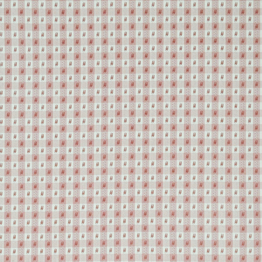 Relaxed Roman Shade in Luxe Gingham - Blush