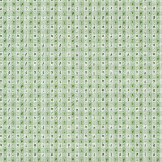 Pinch Pleat Drapery in Luxe Gingham - Celery