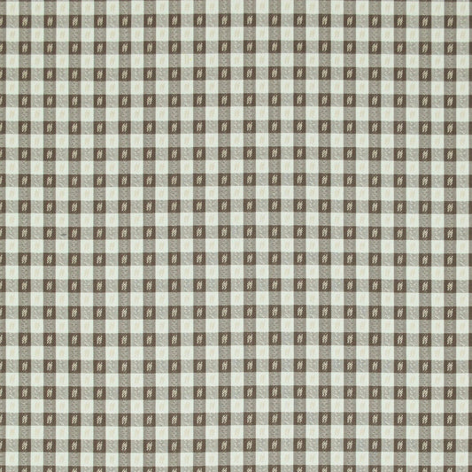 Euro Pleat Drapery in Luxe Gingham - Chocolate