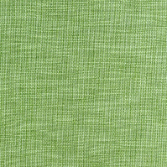 Pinch Pleat Drapery in Woven Cotton - Green