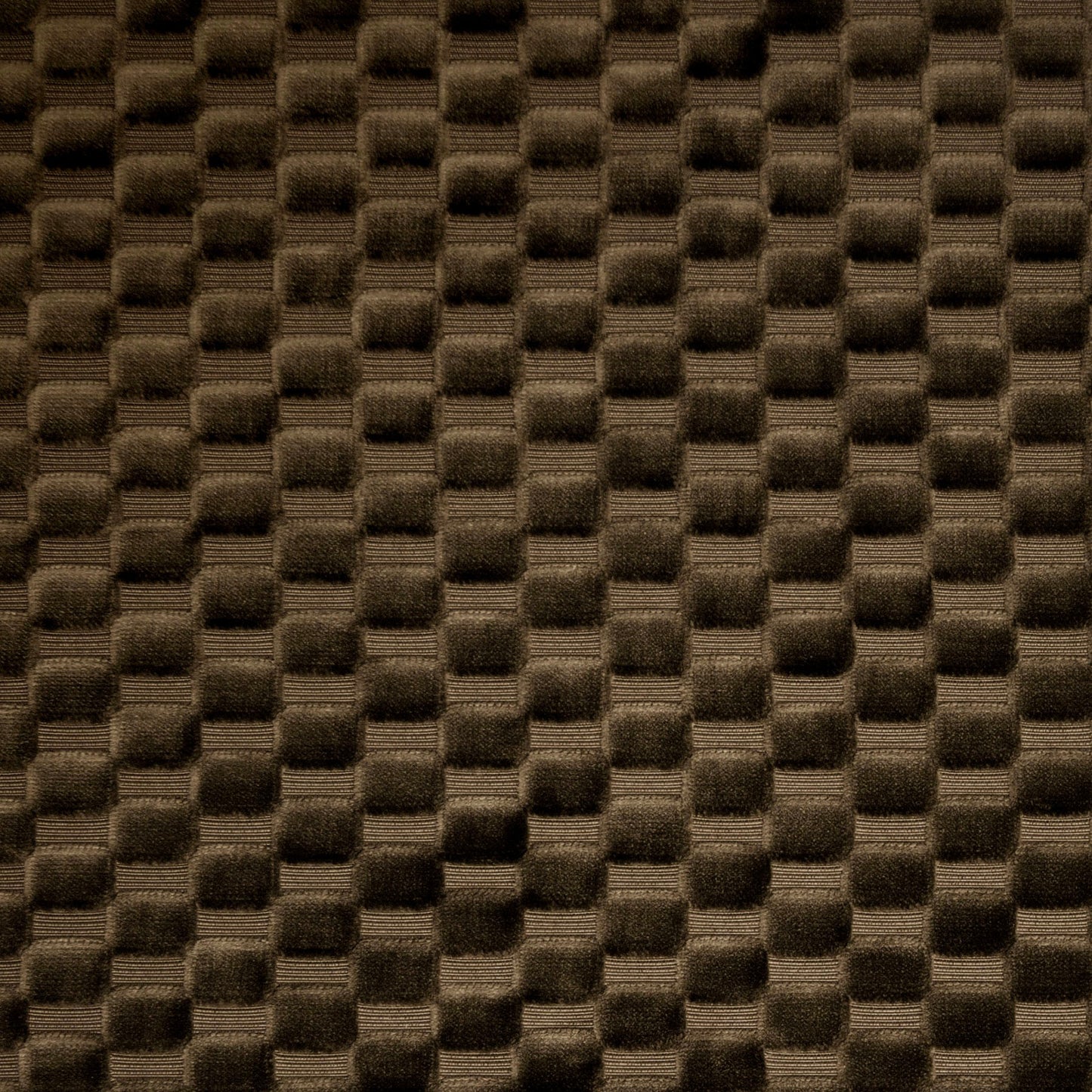 Circular Throw Pillow in Check Mate - Ganache