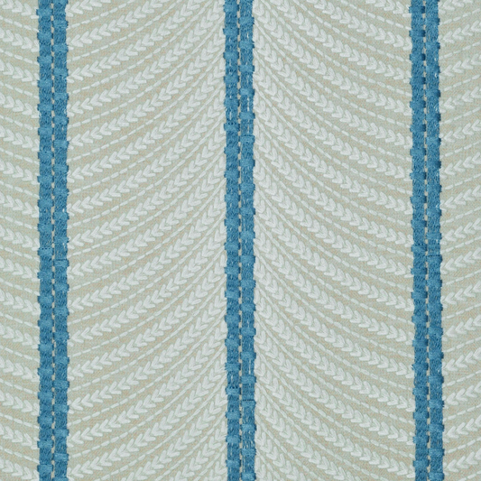 Pinch Pleat Cafe Curtains in Ophelia - Blue