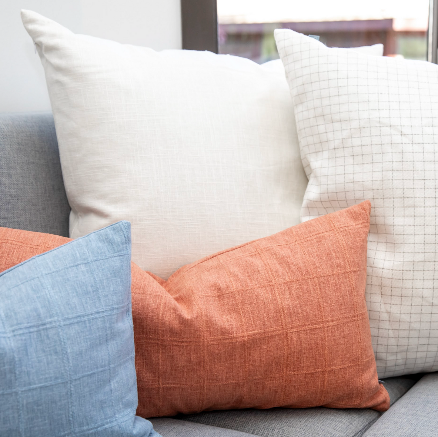 Euro Sham in Classic Linen - Oyster