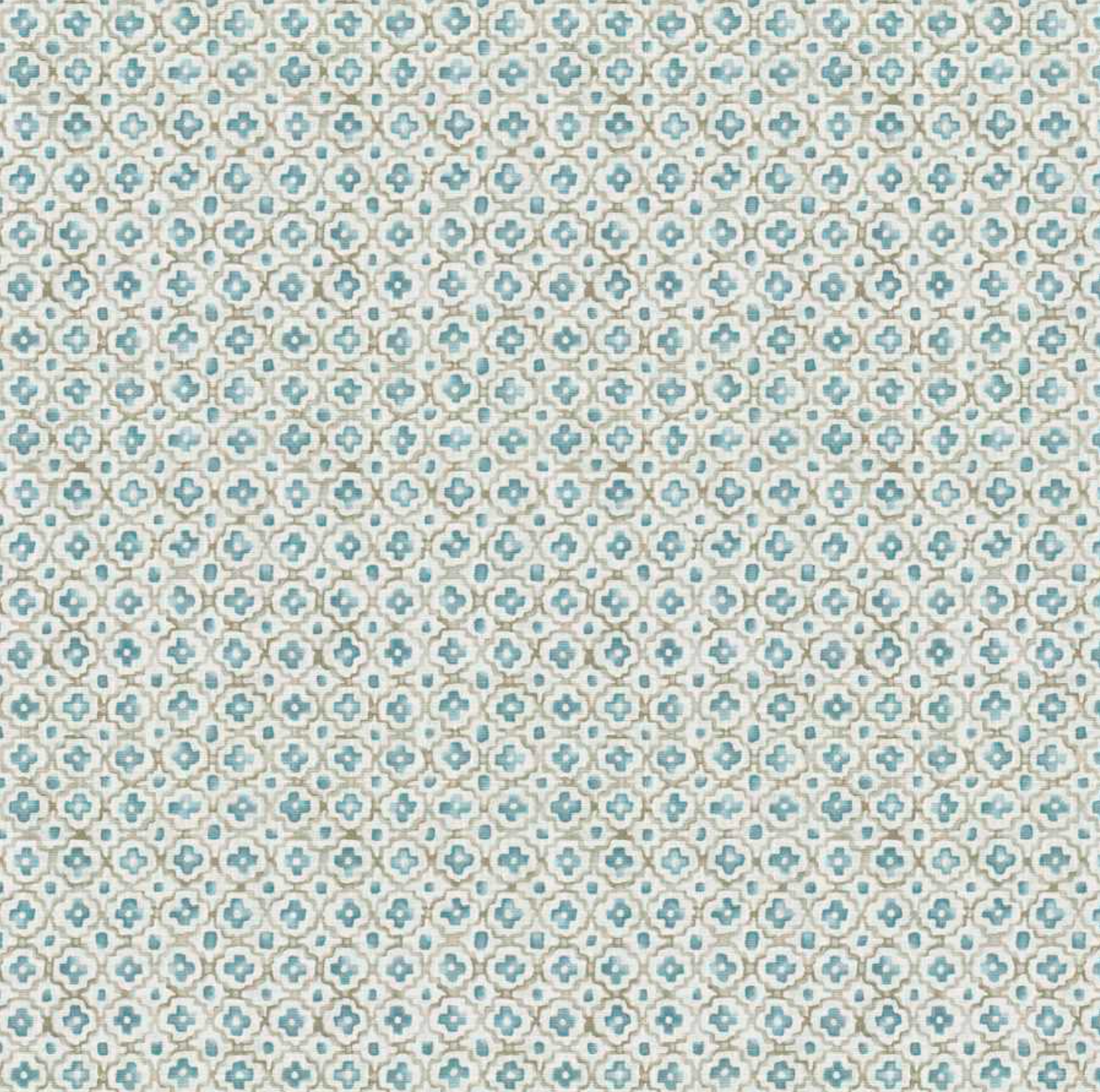 Ruffle Bedskirt in Positive Print - Rain