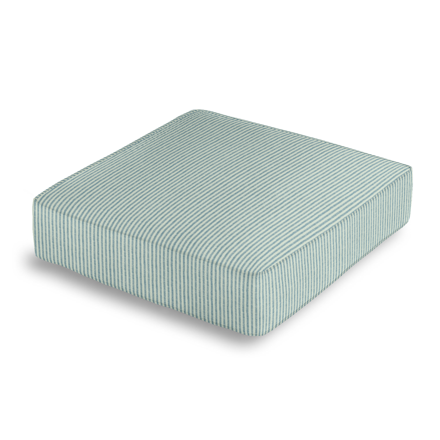 Box Floor Pillow in Baldwin - Liberty Blue