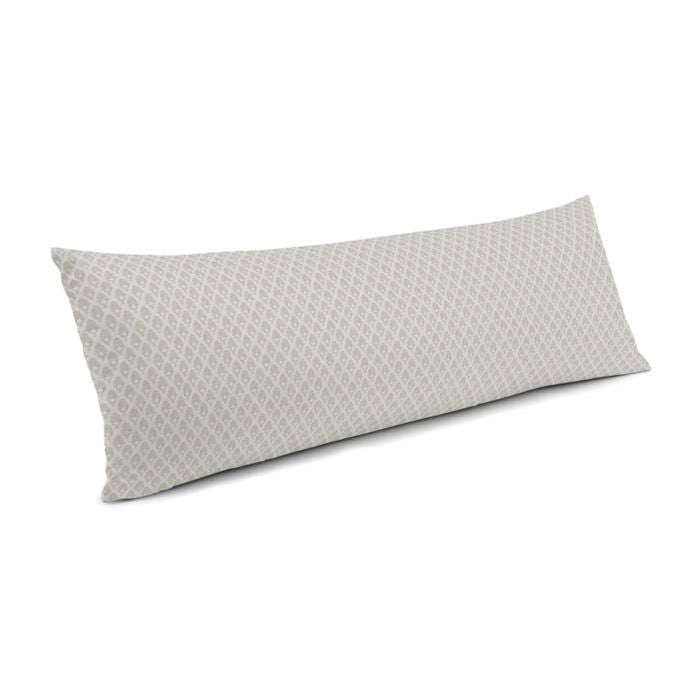 Large Lumbar Pillow in Calais - Chalk