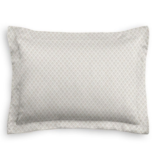 Pillow Sham in Calais - Chalk