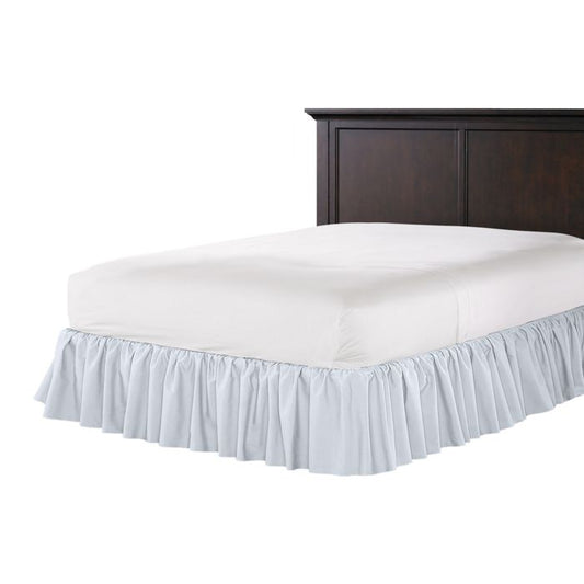 Ruffle Bedskirt in Classic Linen - Bermuda