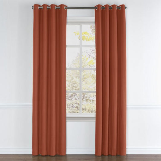 Grommet Drapery in Classic Linen - Canyon