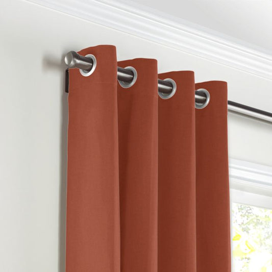 Grommet Drapery in Classic Linen - Canyon