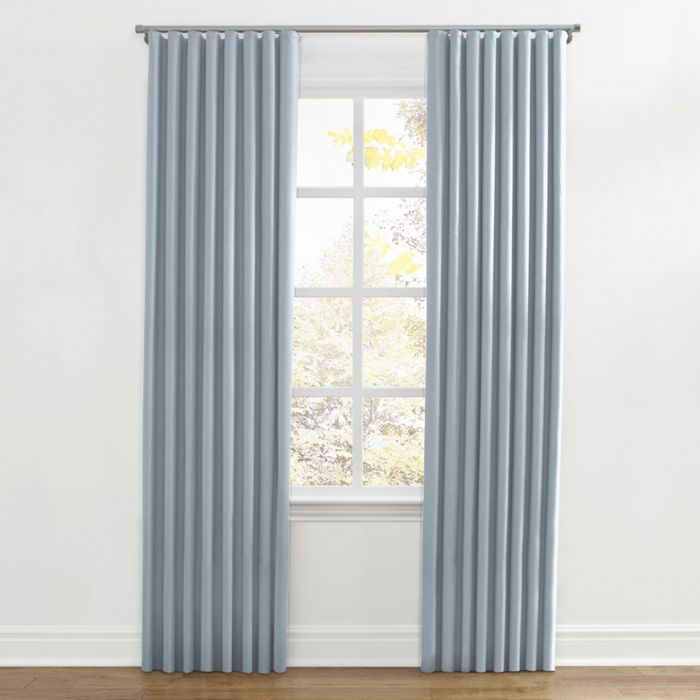 Ripplefold Drapery in Classic Linen - Storm