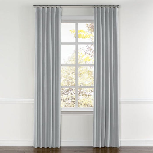 Convertible Drapery in Classic Linen - Gray