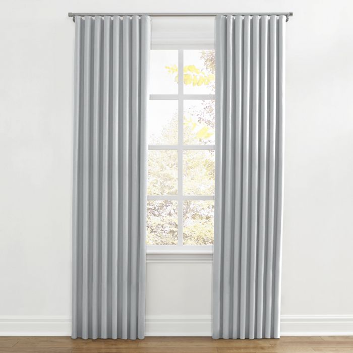 Ripplefold Drapery in Classic Linen - Grey