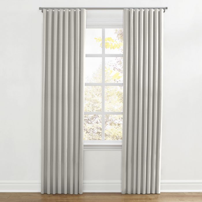 Ripplefold Drapery in Classic Linen - Heathered Dove
