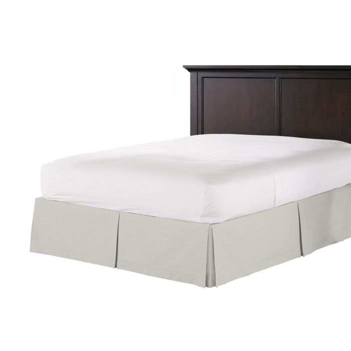 Tailored Bedskirt in Classic Linen - Heathered Dove