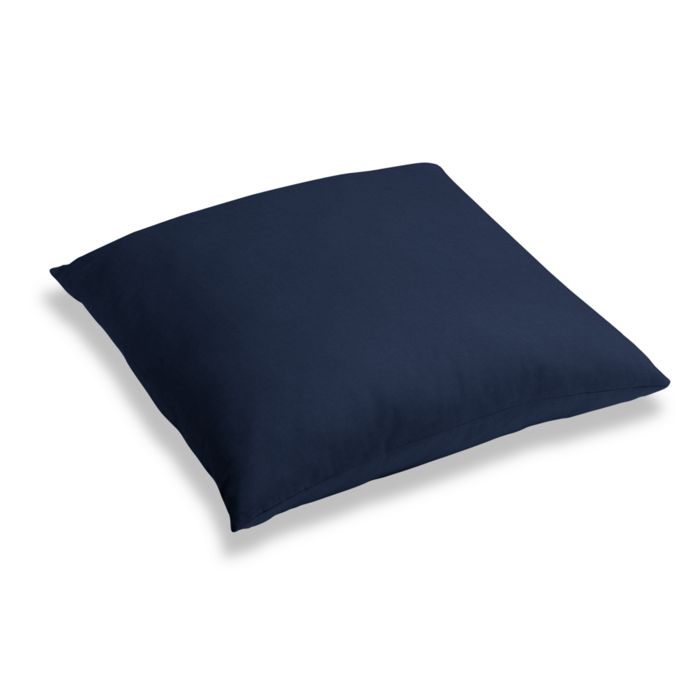 Simple Floor Pillow in Classic Linen - Ink