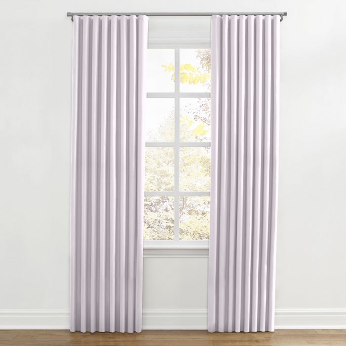 Ripplefold Drapery in Classic Linen - Lavender