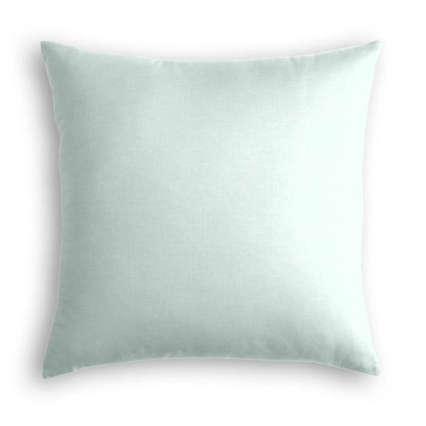 Solid White Linen Accent Pillows