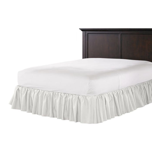 Ruffle Bedskirt in Classic Linen - Oat