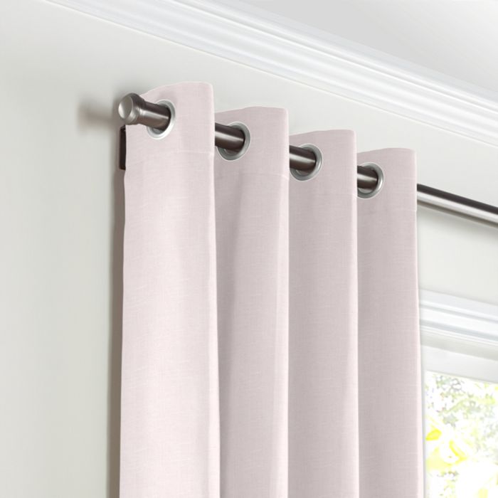 Grommet Drapery in Classic Linen - Petal
