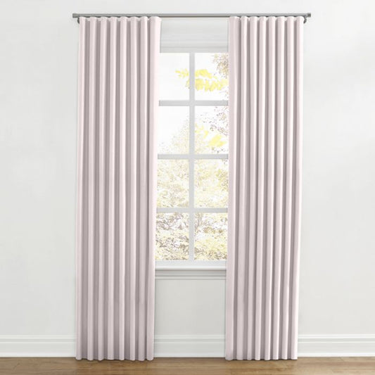 Ripplefold Drapery in Classic Linen - Petal