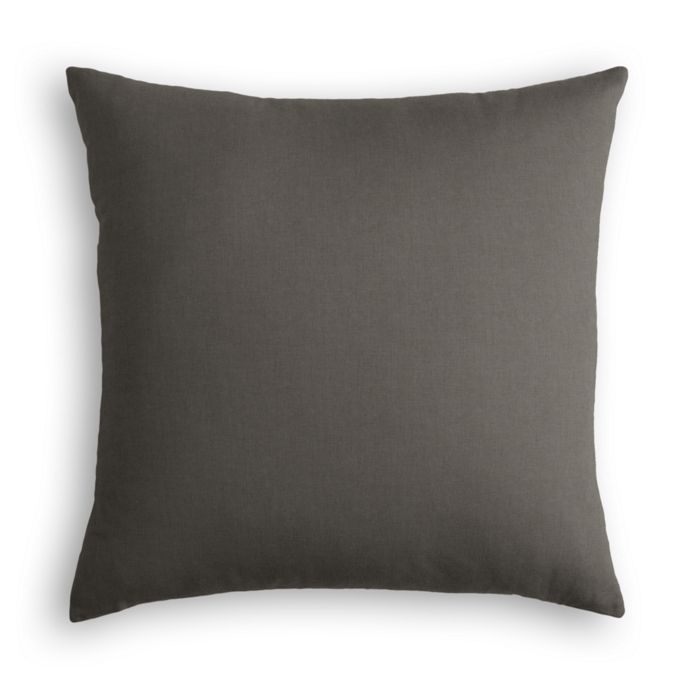 Euro Sham in Classic Linen - Smoke