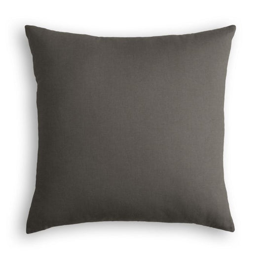 Throw Pillow in Classic Linen - Smoke