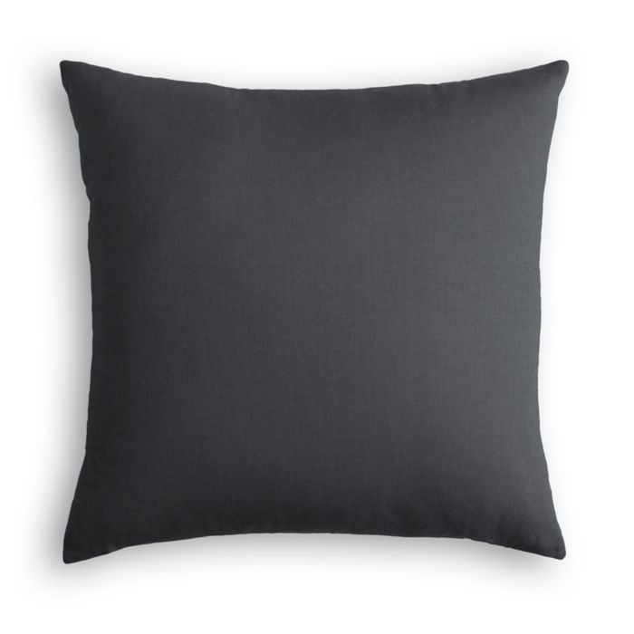 Euro Sham in Classic Linen - Steel