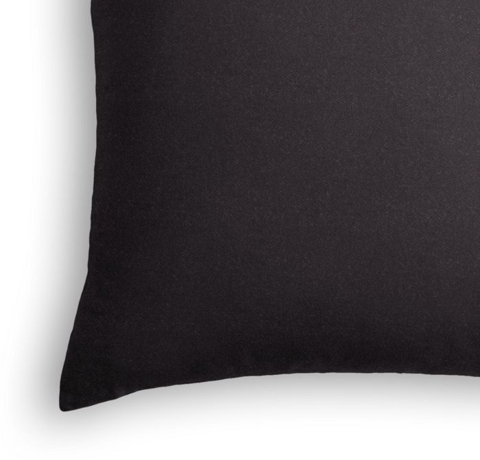 Throw Pillow in Classic Velvet - Charcoal