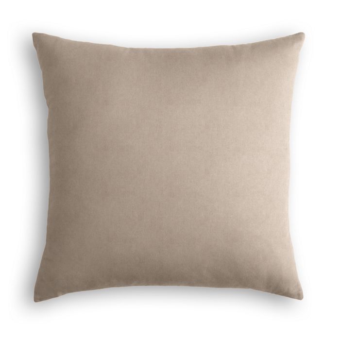Euro Sham in Classic Velvet - Taupe