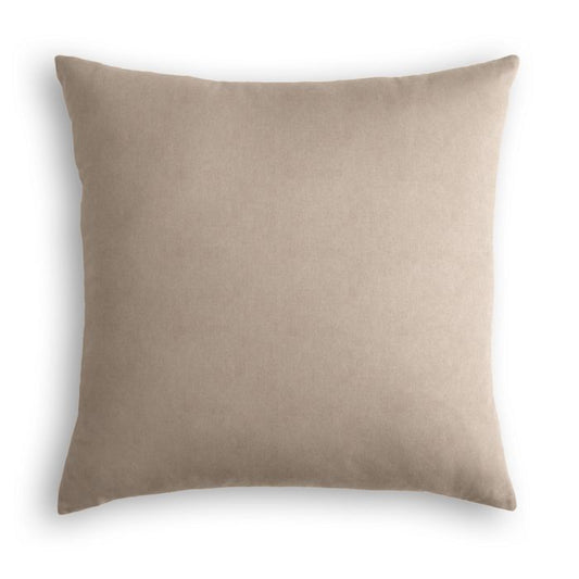 Euro Sham in Classic Velvet - Taupe